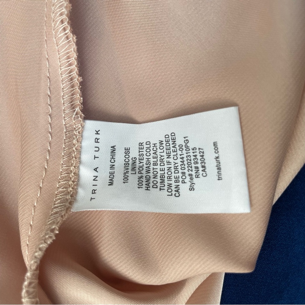 Trina Turk Bright Blue Prism Dress - Picture 10 of 11